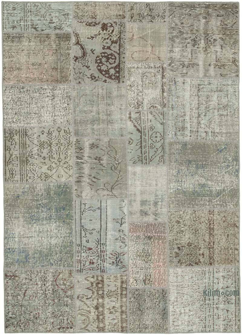 Azul Alfombra Turca de Retazos - 170 cm x 240 cm - K0063854