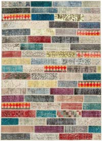 Patchwork El Dokuma Halı - 166 cm x 233 cm