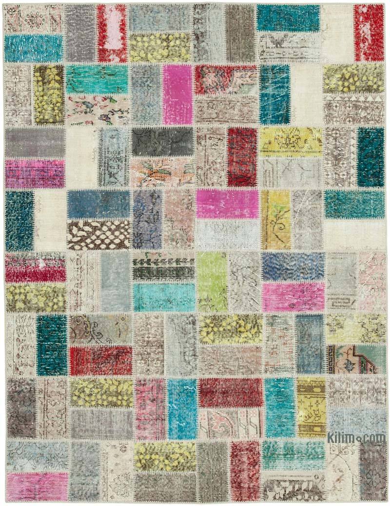 Patchwork El Dokuma Halı - 176 cm x 230 cm - K0063859
