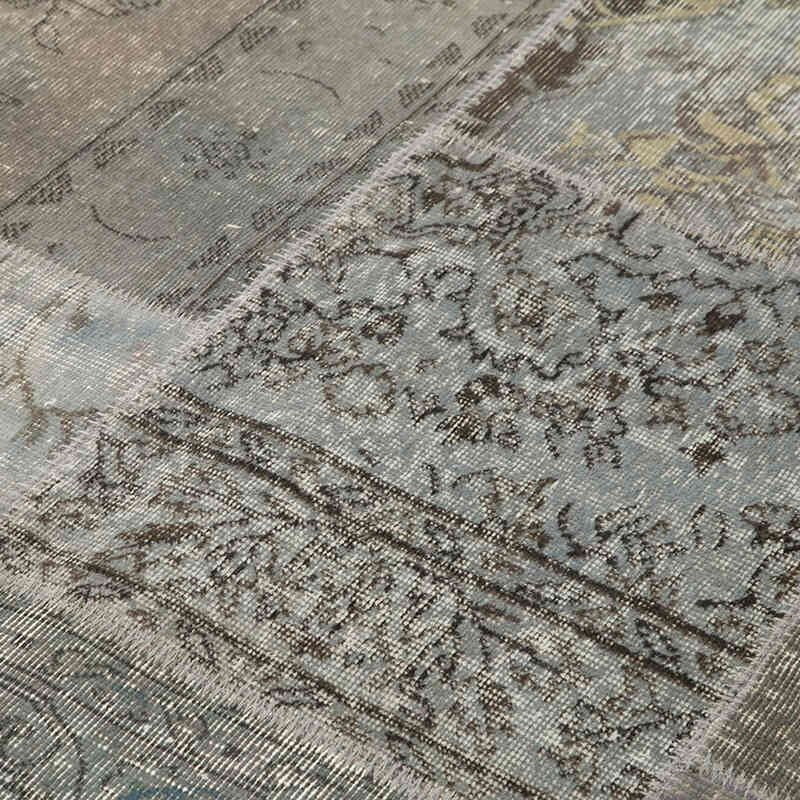 Patchwork Hand-Knotted Turkish Rug - 5' 8" x 8'  (68" x 96") - K0063869