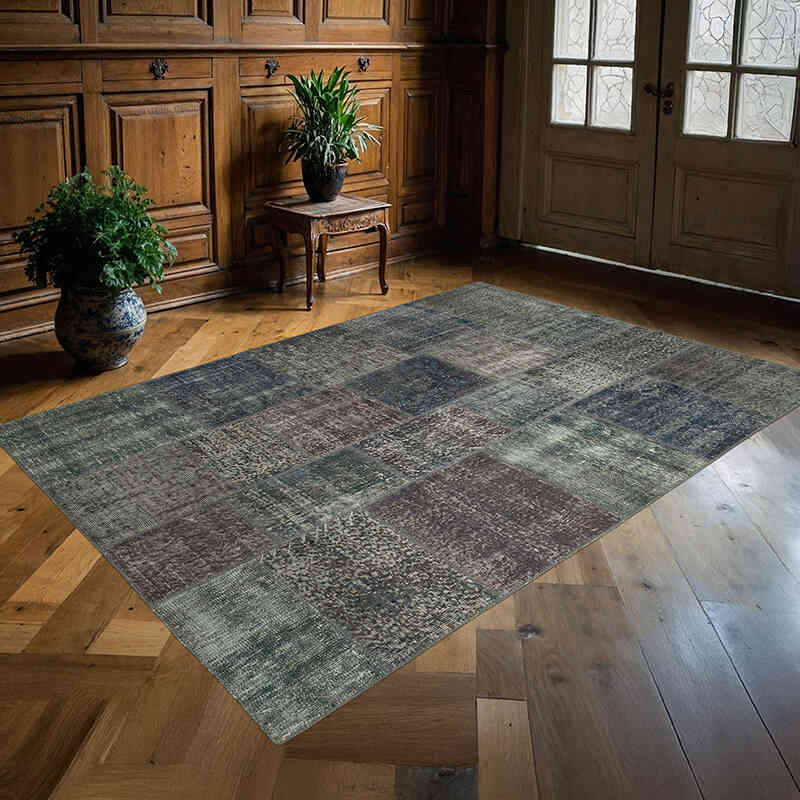 Alfombra Turca de Retazos - 171 cm x 242 cm - K0063873