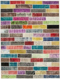 Patchwork El Dokuma Halı - 172 cm x 230 cm