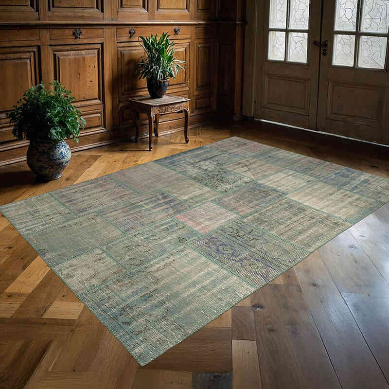 Alfombra Turca de Retazos - 175 cm x 244 cm - K0063878