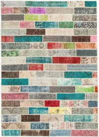 Patchwork El Dokuma Halı - 170 cm x 238 cm