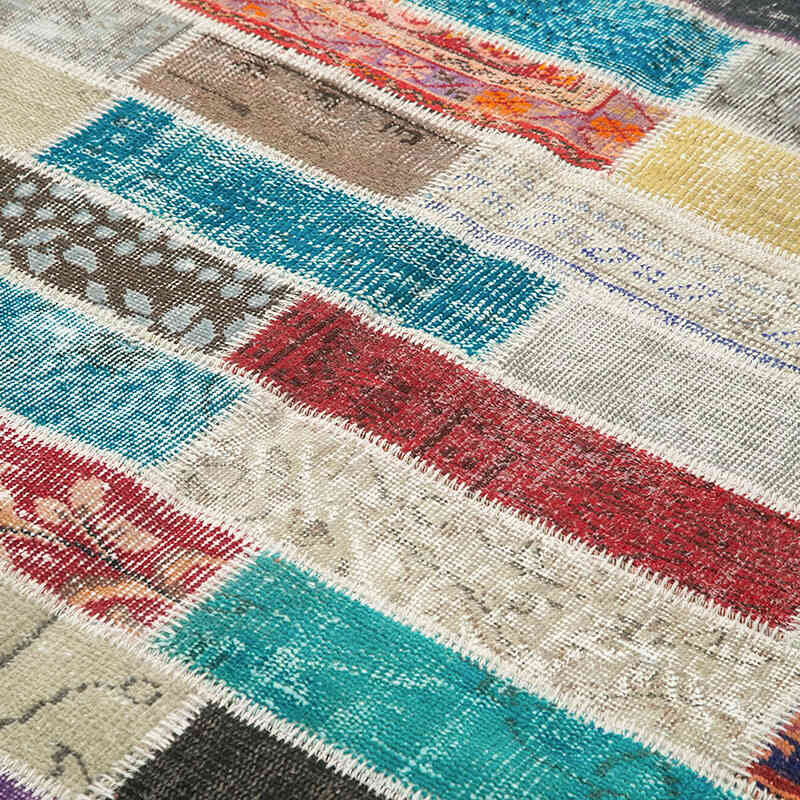 Patchwork El Dokuma Halı - 170 cm x 237 cm - K0063883