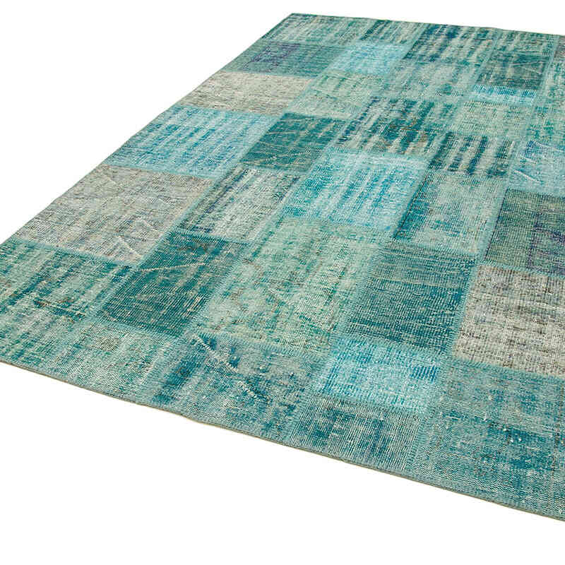 Patchwork El Dokuma Halı - 204 cm x 303 cm - K0063889