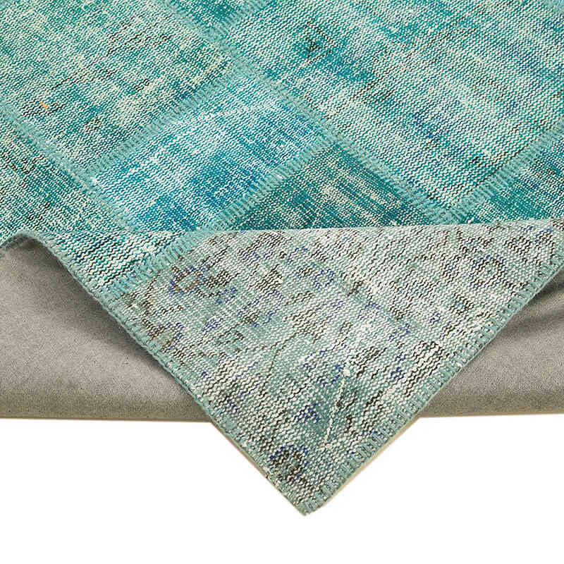 Patchwork El Dokuma Halı - 204 cm x 303 cm - K0063889