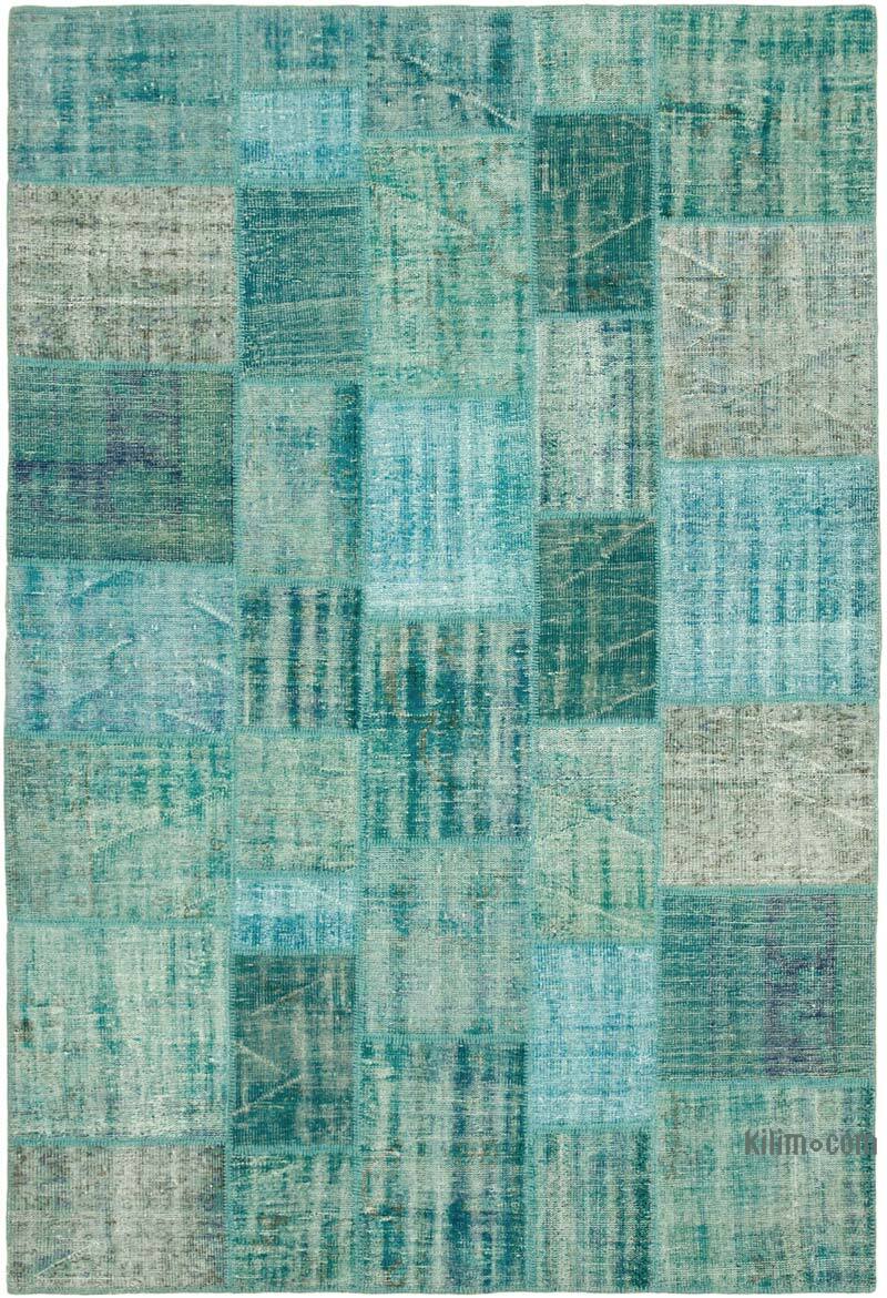 Patchwork El Dokuma Halı - 204 cm x 303 cm - K0063889