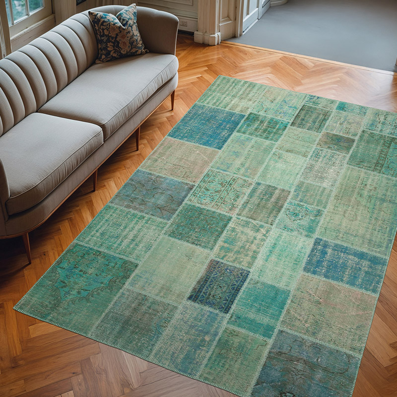 Alfombra Turca de Retazos - 205 cm x 300 cm - K0063890