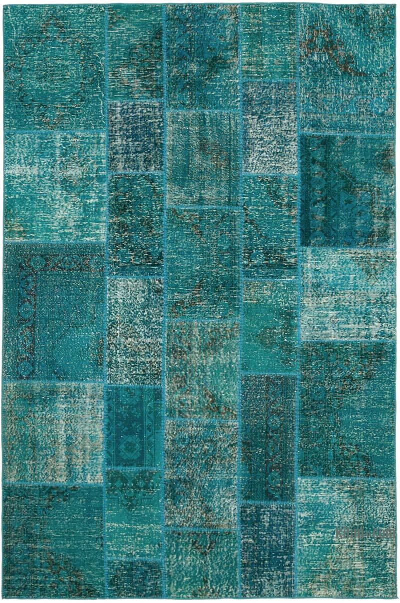 Patchwork El Dokuma Halı - 200 cm x 298 cm - K0063893