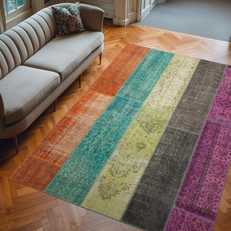 Alfombra Turca de Retazos - 205 cm x 290 cm - K0063904