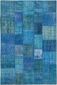 Alfombra Turca de Retazos - 205 cm x 305 cm