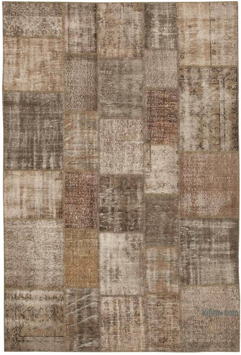 Patchwork El Dokuma Halı - 203 cm x 303 cm - K0063908