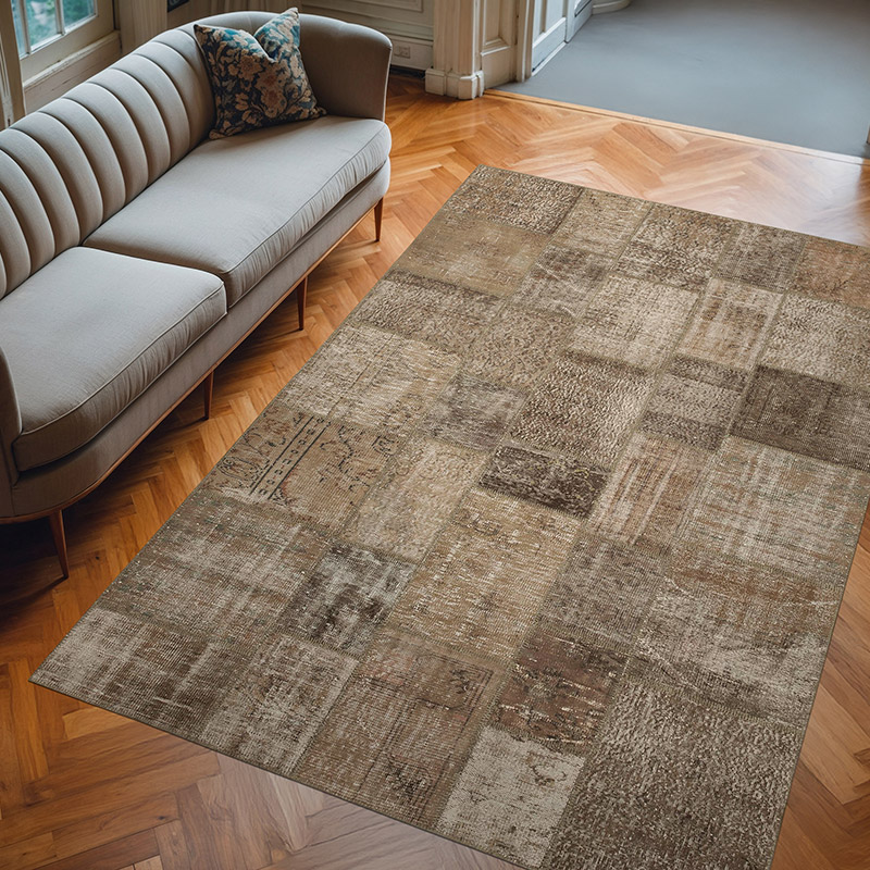 Alfombra Turca de Retazos - 202 cm x 303 cm - K0063909