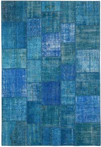 Alfombra Turca de Retazos - 206 cm x 298 cm