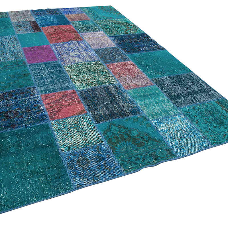Patchwork El Dokuma Halı - 204 cm x 300 cm - K0063917