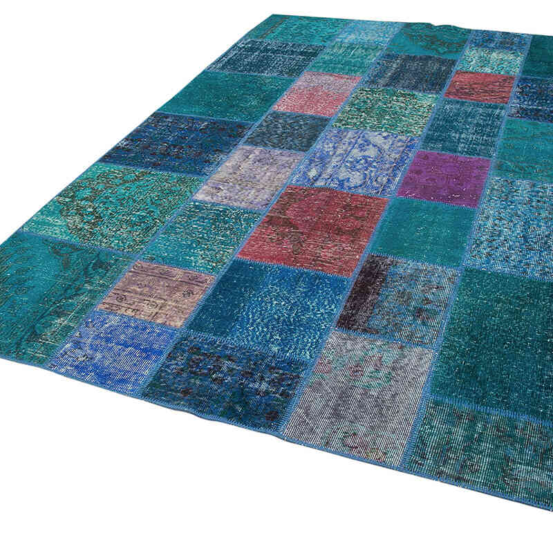 Patchwork El Dokuma Halı - 204 cm x 300 cm - K0063917