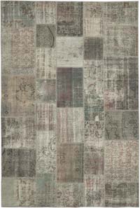 Patchwork El Dokuma Halı - 202 cm x 300 cm
