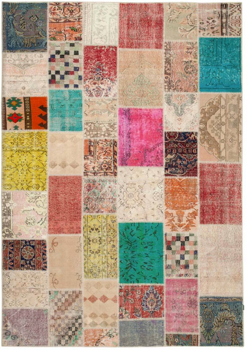 Alfombra Turca de Retazos - 208 cm x 296 cm - K0063921
