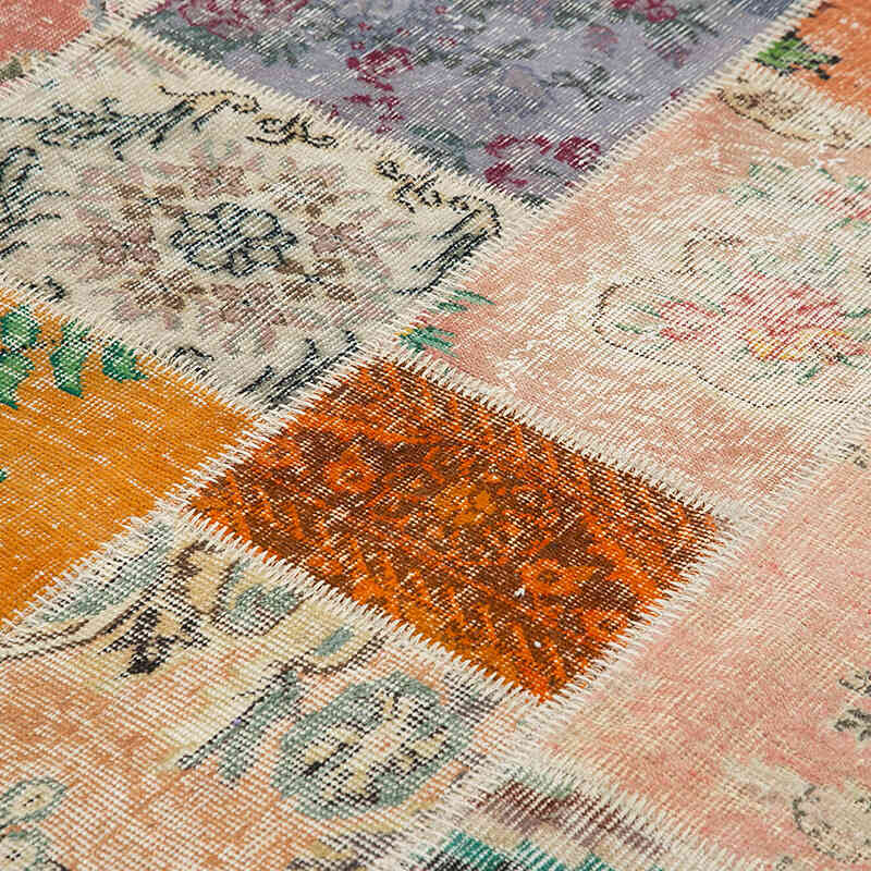 Patchwork El Dokuma Halı - 206 cm x 297 cm - K0063932