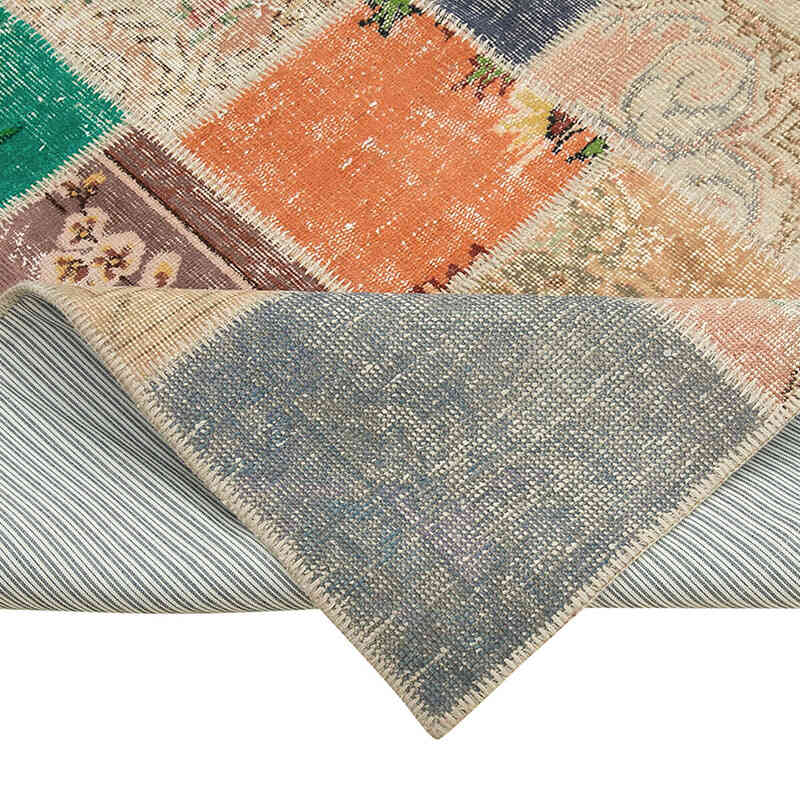 Patchwork El Dokuma Halı - 206 cm x 297 cm - K0063932