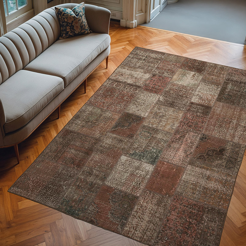 Alfombra Turca de Retazos - 201 cm x 296 cm - K0063934