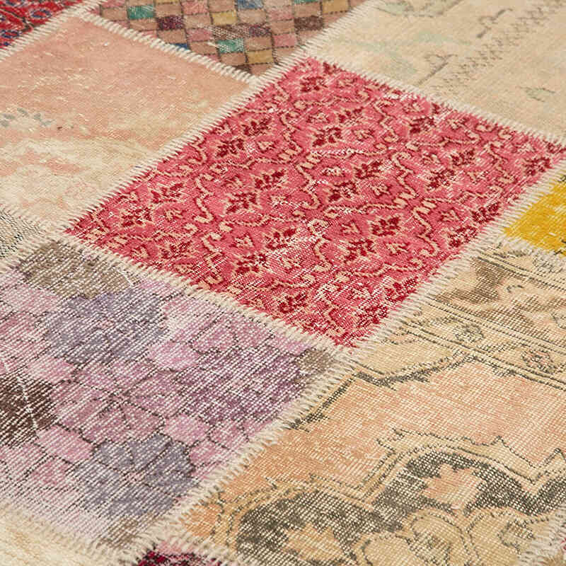 Patchwork El Dokuma Halı - 203 cm x 292 cm - K0063937