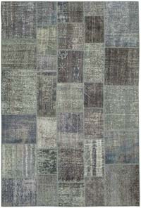 Alfombra Turca de Retazos - 205 cm x 302 cm