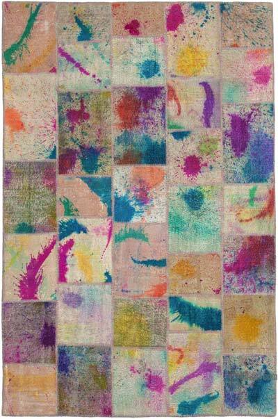 Patchwork El Dokuma Halı - 200 cm x 298 cm