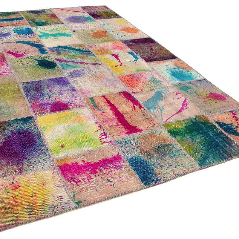 Alfombra Turca de Retazos - 198 cm x 302 cm - K0063953