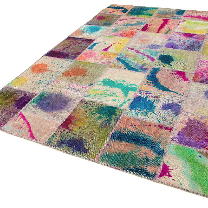 Alfombra Turca de Retazos - 198 cm x 302 cm - K0063953