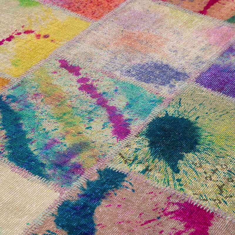 Alfombra Turca de Retazos - 198 cm x 302 cm - K0063953