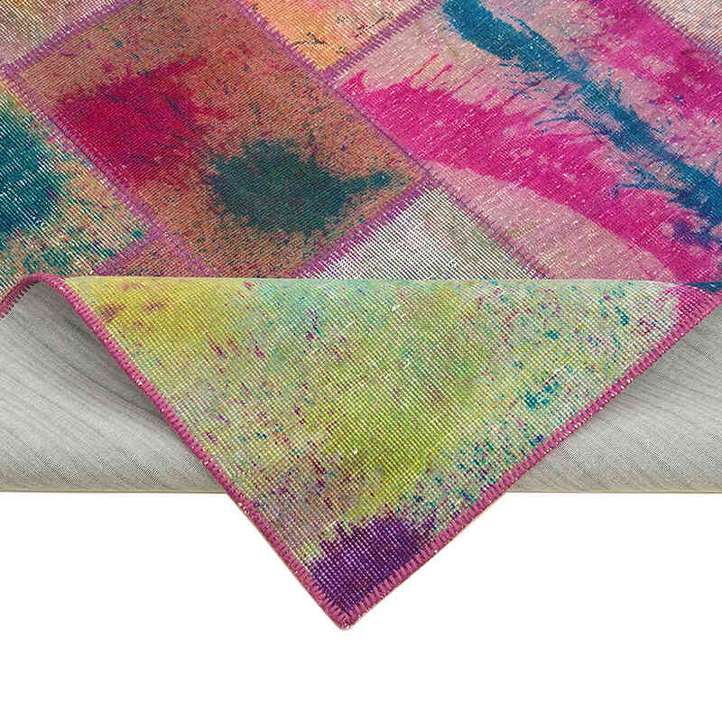 Patchwork El Dokuma Halı - 198 cm x 300 cm - K0063958