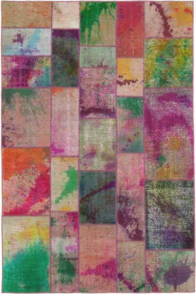 Patchwork El Dokuma Halı - 198 cm x 300 cm