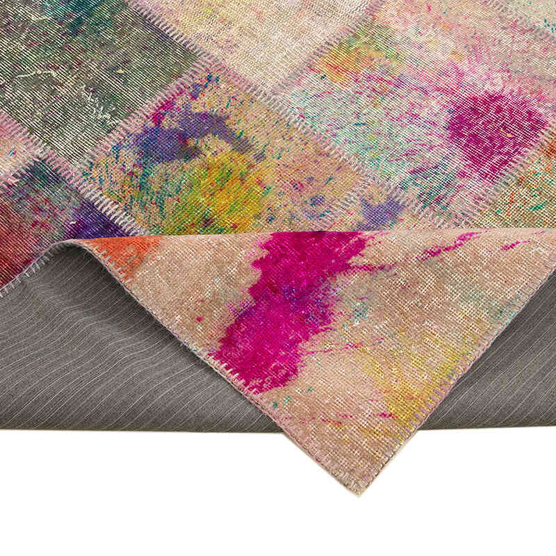 Patchwork El Dokuma Halı - 204 cm x 302 cm - K0063971