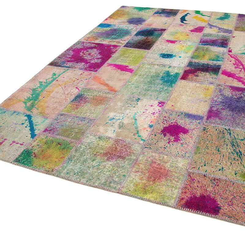 Patchwork El Dokuma Halı - 205 cm x 302 cm - K0063977