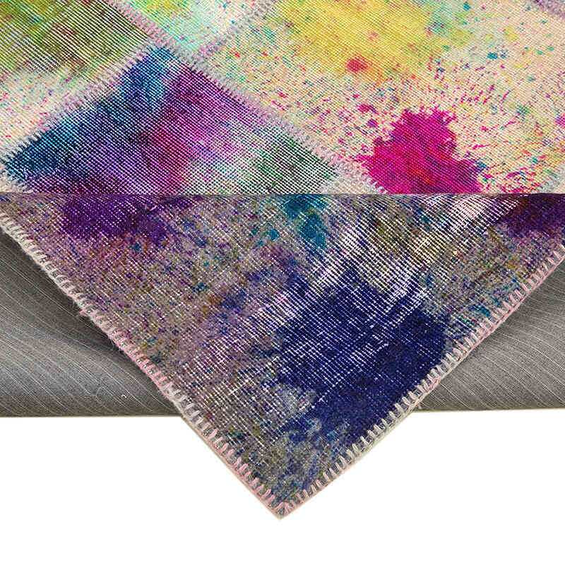 Patchwork El Dokuma Halı - 205 cm x 302 cm - K0063977