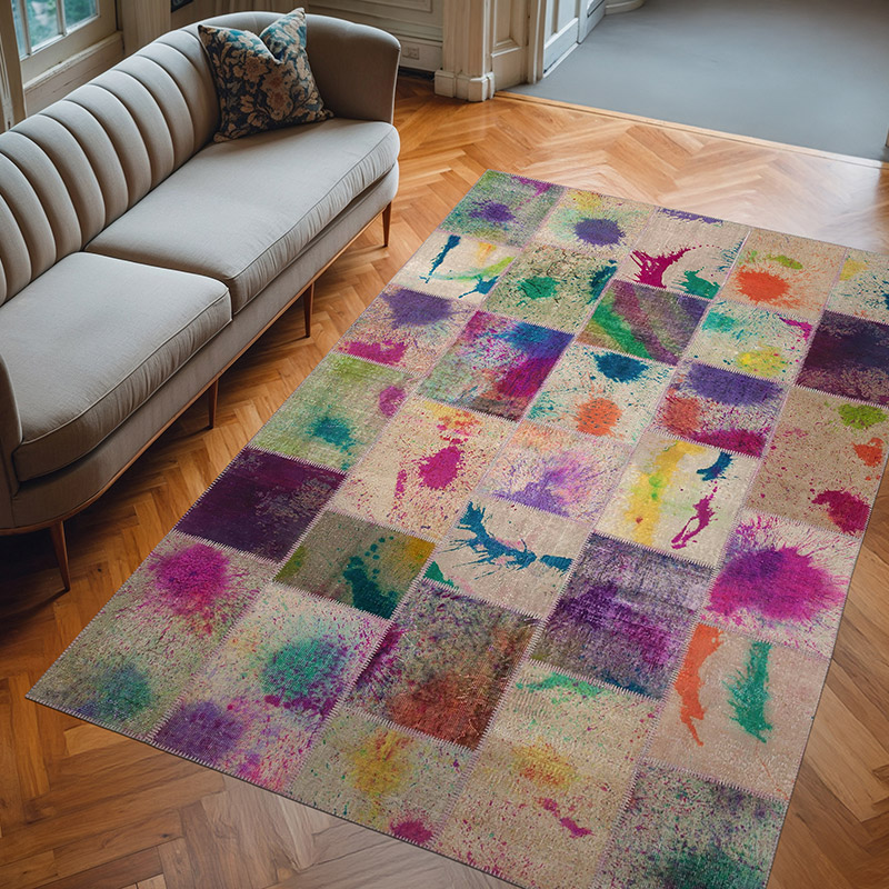 Alfombra Turca de Retazos - 200 cm x 300 cm - K0063978