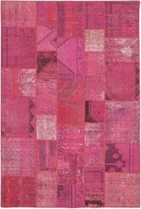 Patchwork El Dokuma Halı - 204 cm x 302 cm