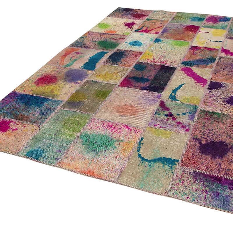 Alfombra Turca de Retazos - 206 cm x 302 cm - K0063985