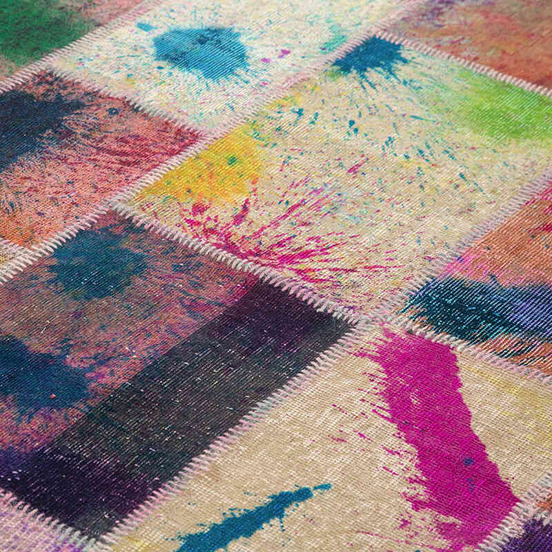 Alfombra Turca de Retazos - 206 cm x 302 cm - K0063985