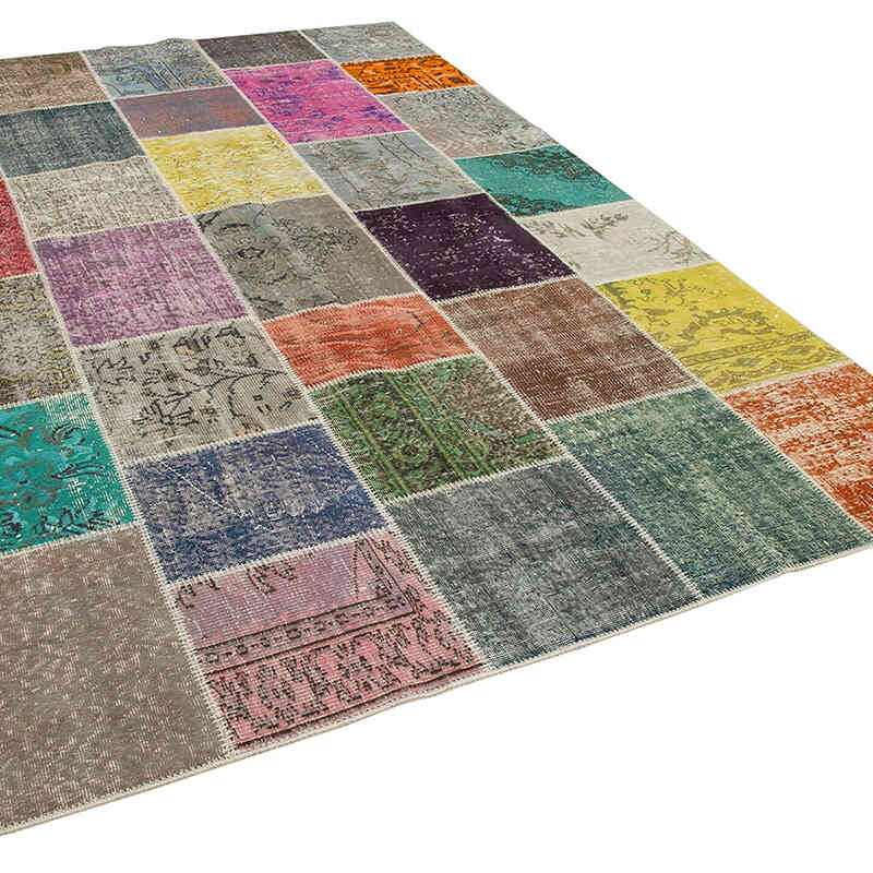 Alfombra Turca de Retazos - 204 cm x 301 cm - K0063992