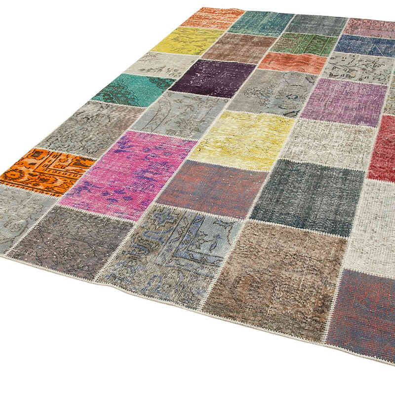 Alfombra Turca de Retazos - 204 cm x 301 cm - K0063992