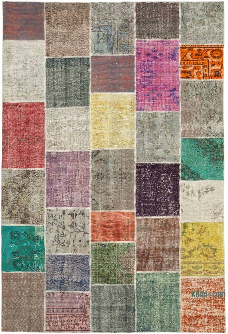 Alfombra Turca de Retazos - 204 cm x 301 cm - K0063992