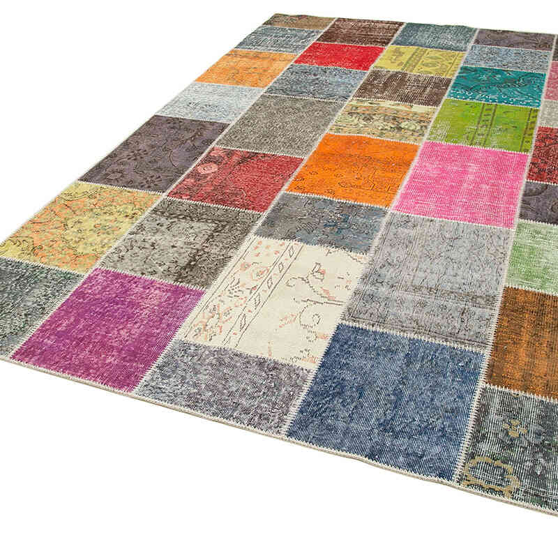 Patchwork El Dokuma Halı - 205 cm x 300 cm - K0063999