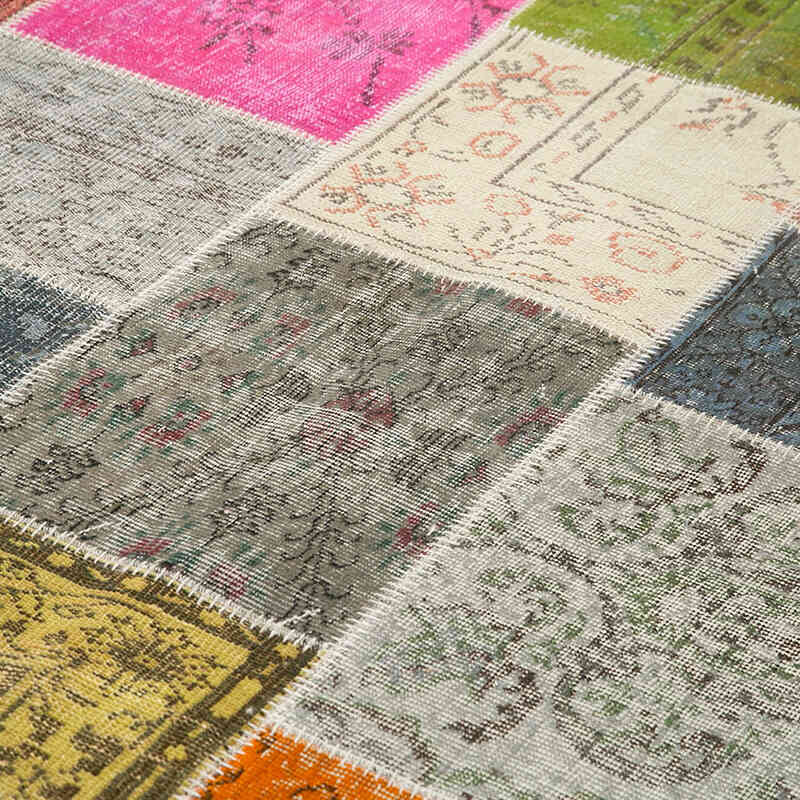 Patchwork El Dokuma Halı - 206 cm x 299 cm - K0064003