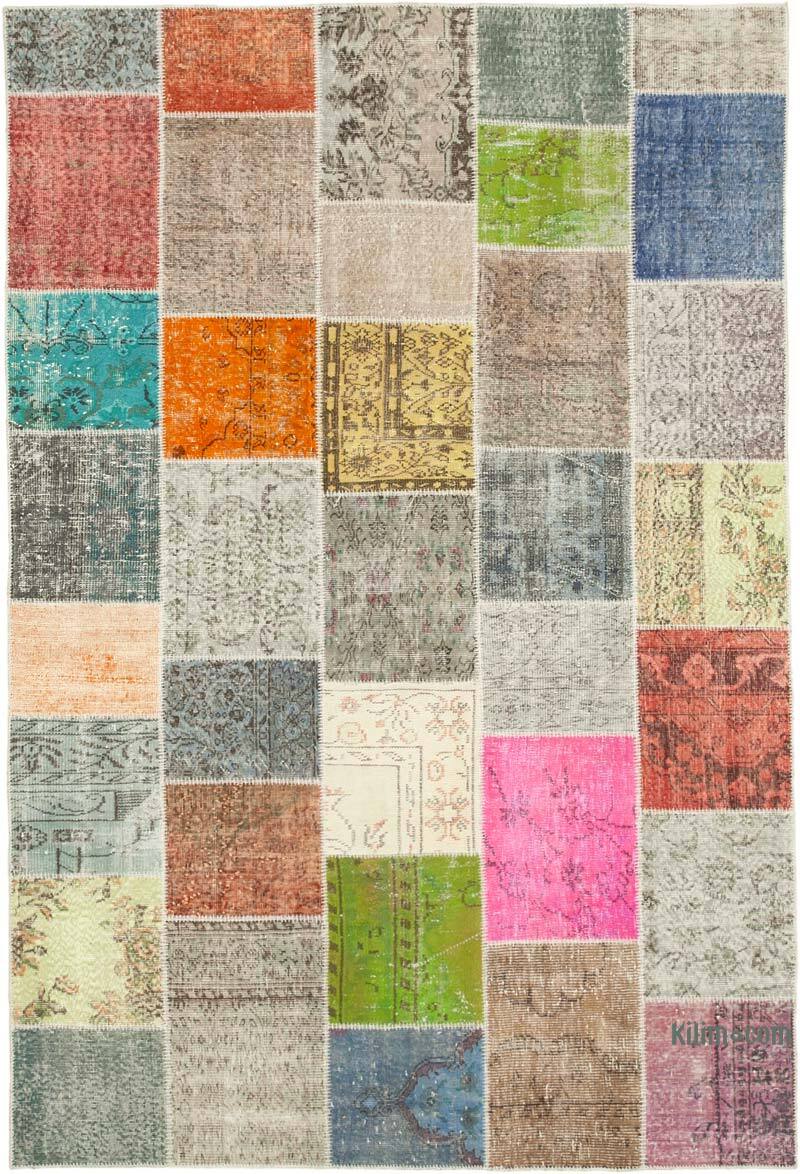 Patchwork El Dokuma Halı - 206 cm x 299 cm - K0064003