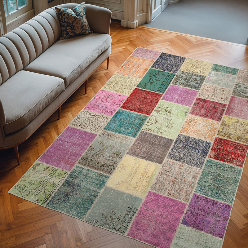 Alfombra Turca de Retazos - 205 cm x 300 cm - K0064013