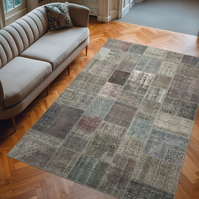 Alfombra Turca de Retazos - 197 cm x 300 cm - K0064023