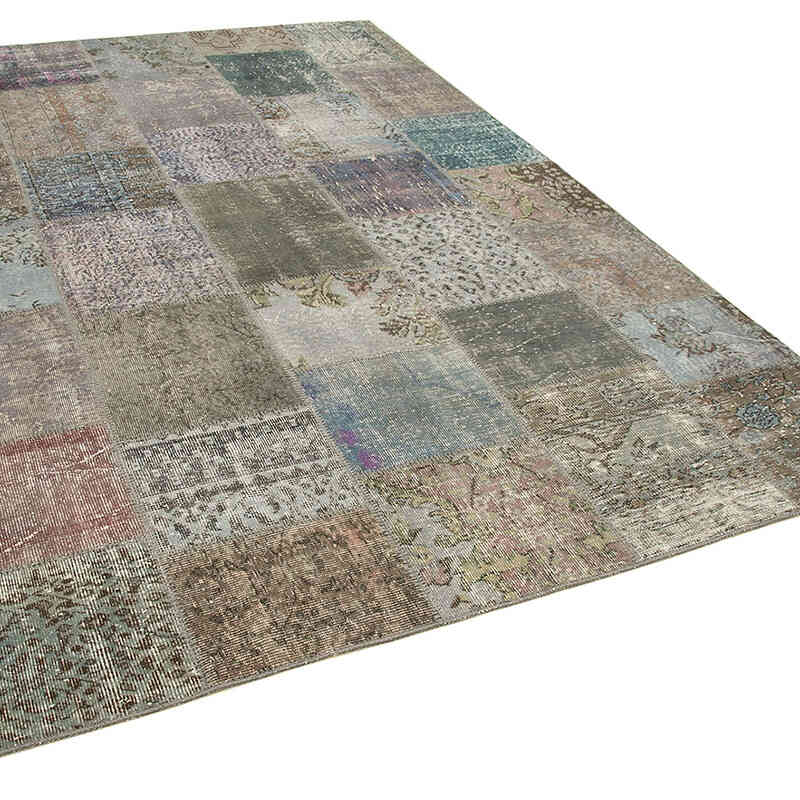 Azul Alfombra Turca de Retazos - 205 cm x 300 cm - K0064024